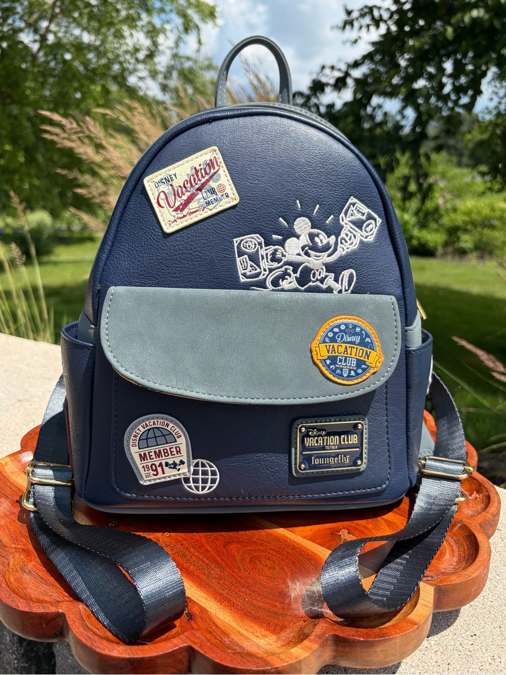 Loungefly Disney Vacation Club DVC 30th Anniversary Backpack EUC - Picture 16 of 16